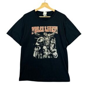 Vintage 90s Fulci Lives! Lucio Fulci Movie T-Shirt Horror Sci-Fi Cult Classic M